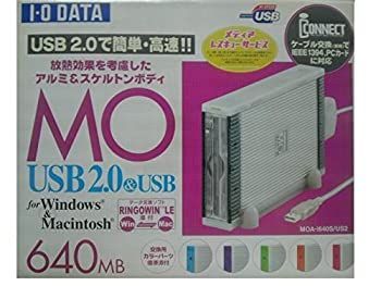 I-O DATA USB2.0 - i-CONNECT対応 640MB MOドライブ MOA-i640S|US2