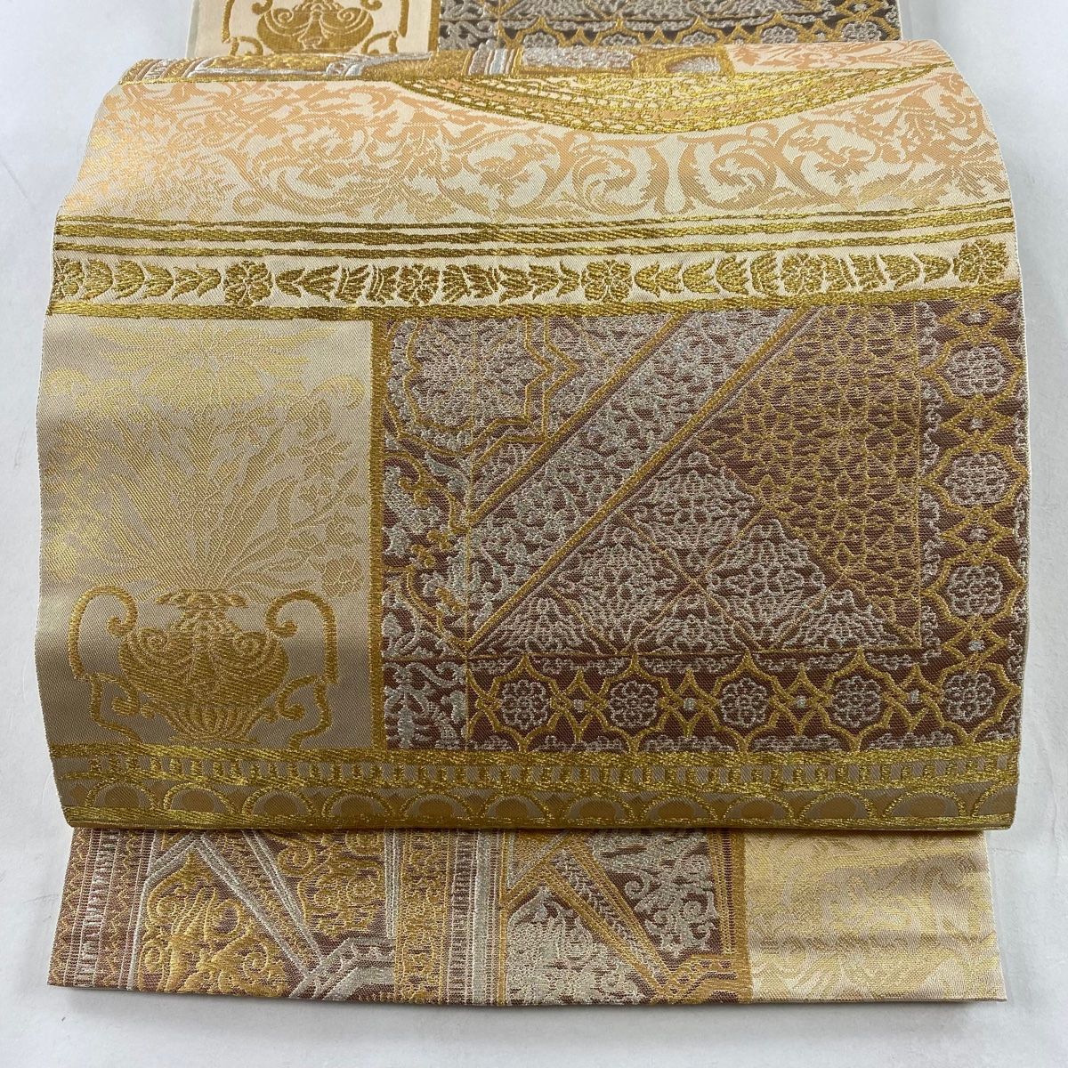 帯4219 ○川島織物謹製 高級 正絹 六通 袋帯 - メルカリ 専用帯489 500