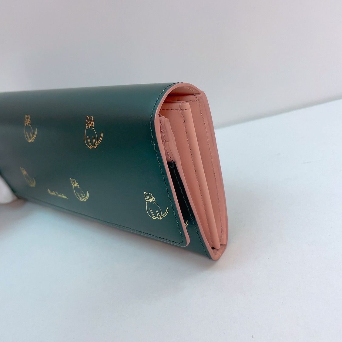 ポールスミス Paul Smith キャットドゥードゥル 猫 フラップ 長