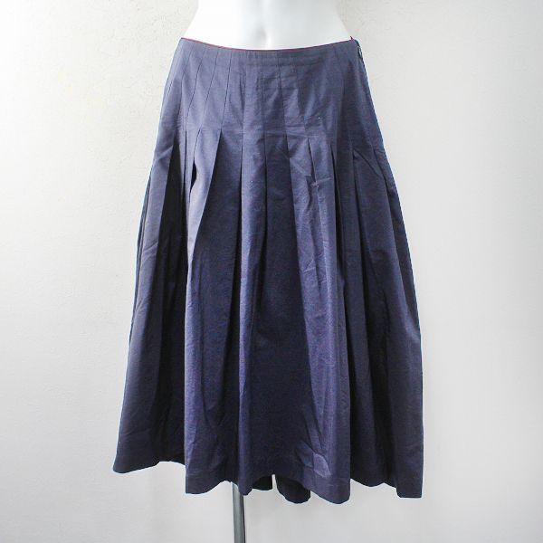 美品☆ミナペルホネン sol mou　コットンシルクプリーツスカート　21SS sol mou スカート - minä perhonen