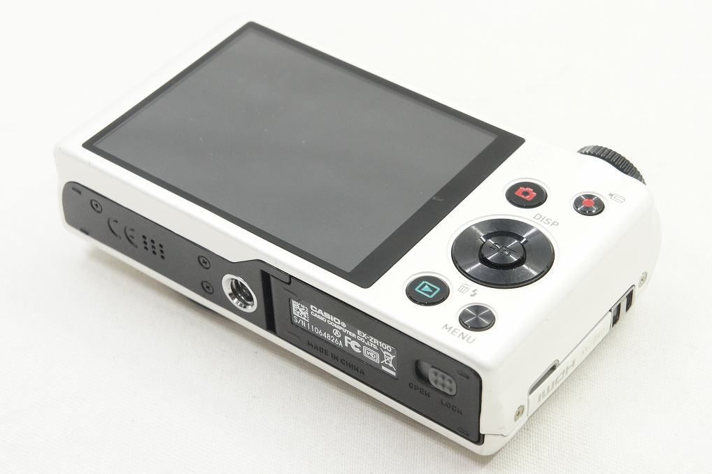 CASIO カシオ EXILIM EX-ZR100 コンパクトデジタルカメラ ホワイト