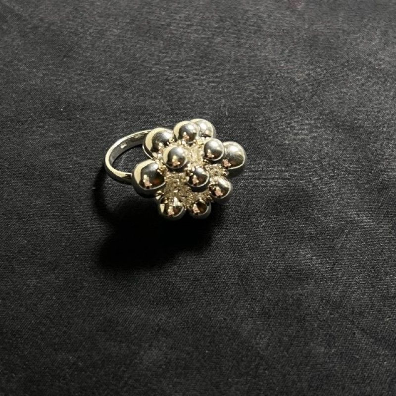 シルバー 925 グレインリング Grain Ring 指輪 つぶつぶリング サイズ：14号 シルバーアクセサリー メンズ レディース SILVER 925【UR】