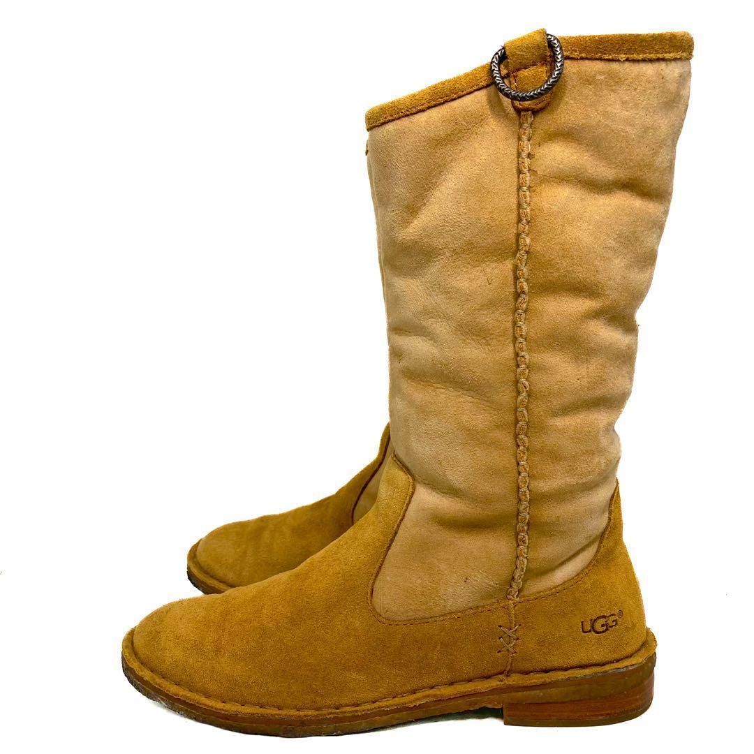 UGG アグ DAPHNE ダフネ スウェード ムートンブーツ チェスナット 23.5 