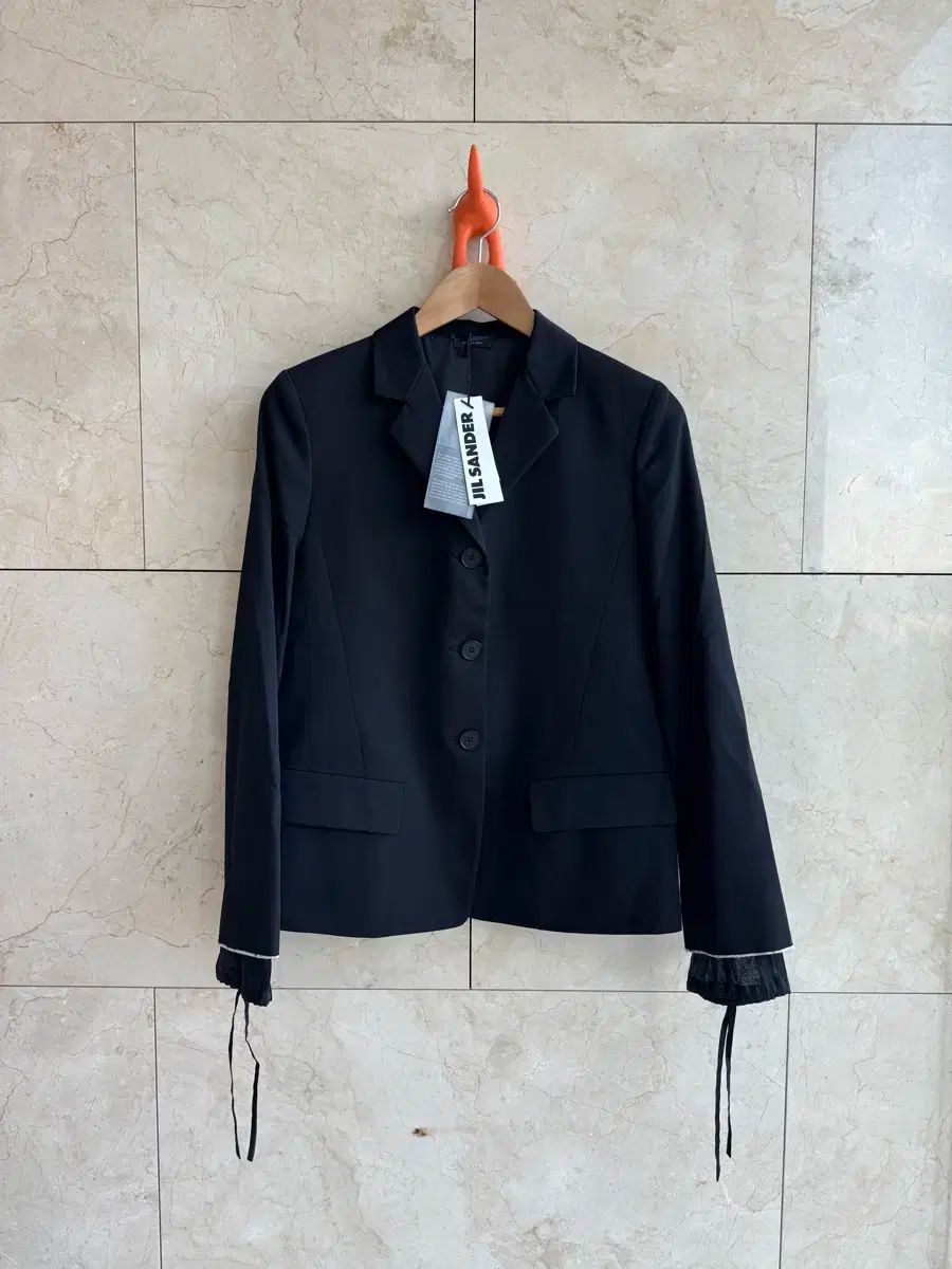 Jil Sander ジルサンダー JIL SANDER レイヤード 袖 ブレザー ジャケット タグ 36