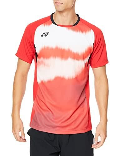 【新品・5営業日で発送】YONEX ヨネックス メンズゲームシャツ(フィットスタイル) (10447) 色 : トルネードレッド サイズ : SS 