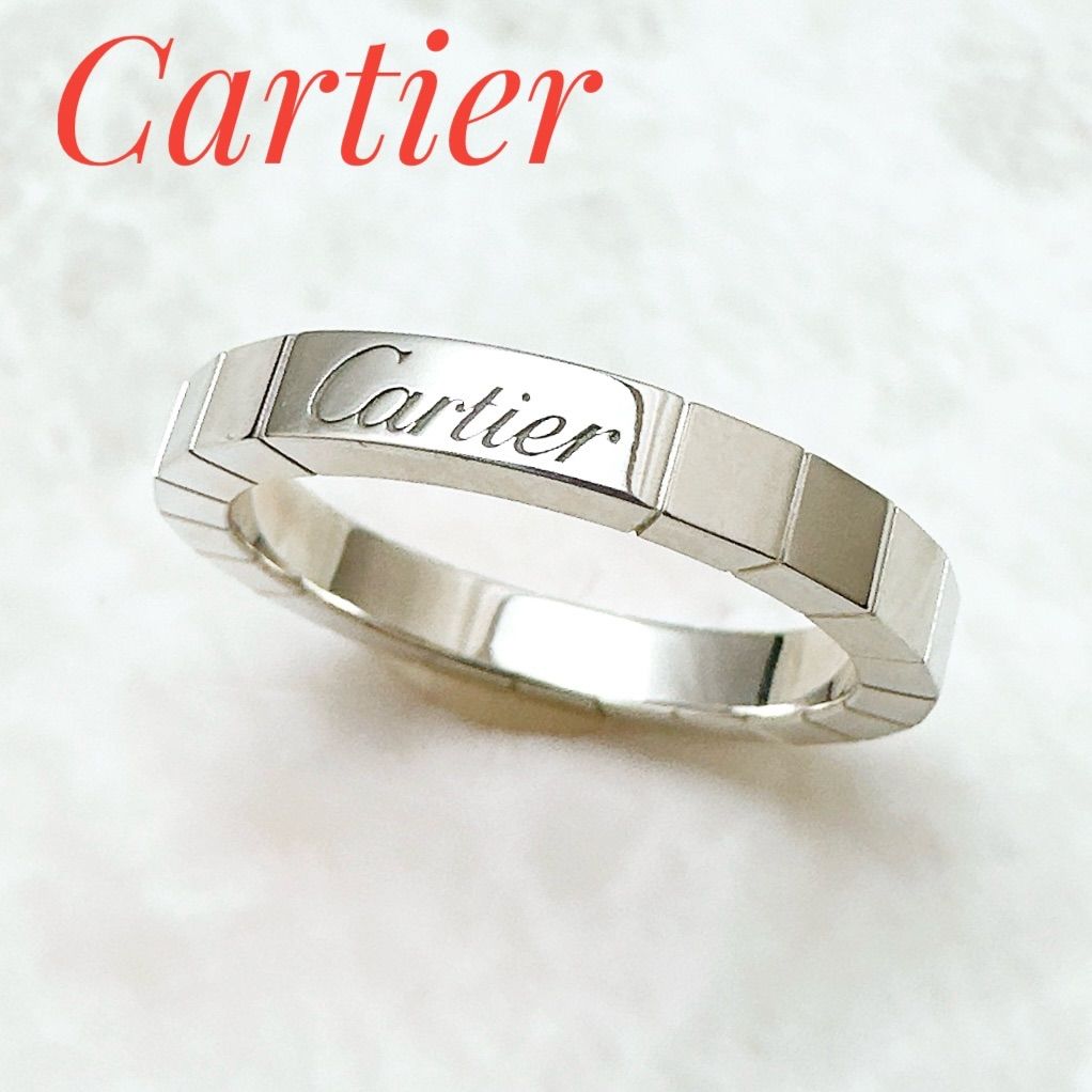 美品/人気🌟Cartier ラニエール ホワイトゴールド リング 55 約15号 U  