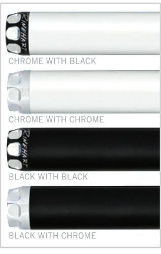 RINEHART 3インチ スリップオンマフラー ブラック/SCALLOPEDブラック