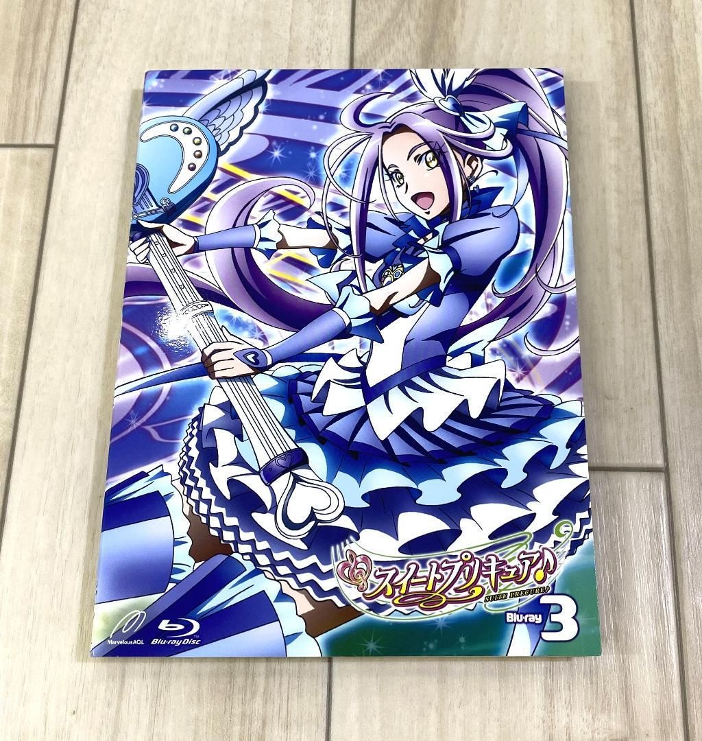 市場】【中古】【未使用】スイートプリキュア♪ 【Blu-ray】 Vol.3  