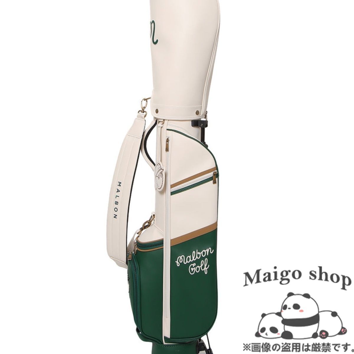 新品未使用 malbon golf マルボンゴルフ キャディバッグ ゴルフバッグ 耐摩耗性 防水 バケットスタンドバッグ グリーン レッド - メルカリ