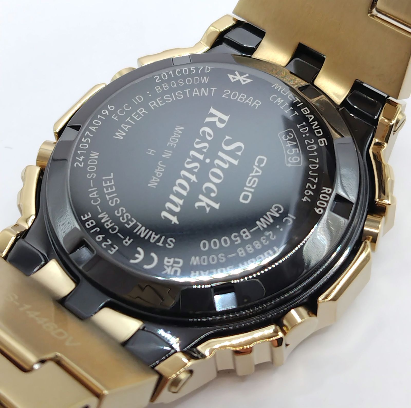 ③【未使用品】CASIO カシオ G-SHOCK Gショック GMW-B5000GD-9JF フルメタル イエローゴールド ソーラー電波 反転液晶  モバイルリンク メンズ - メルカリ