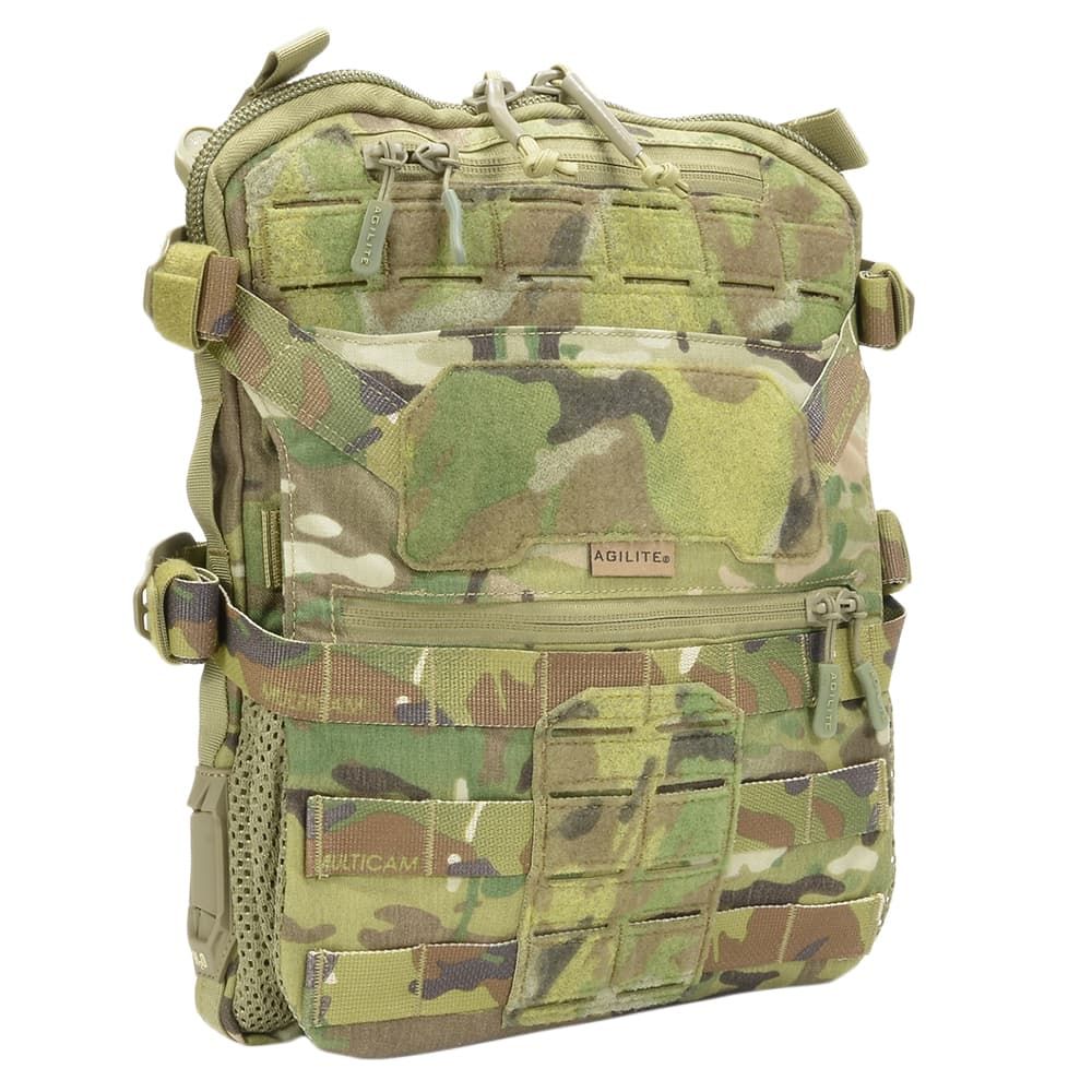 AGILITE ヒップバック　ショルダーバッグ　マルチカム AGILITE アサルトバックパネル MICRO MAP ヘルメット収納