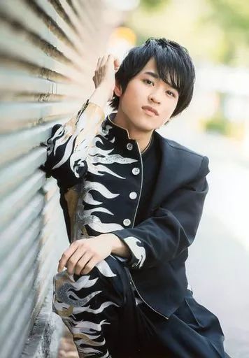 中古】生写真(男性) 祭nine./浦上拓也/膝上・衣装黒・白・しゃがみ