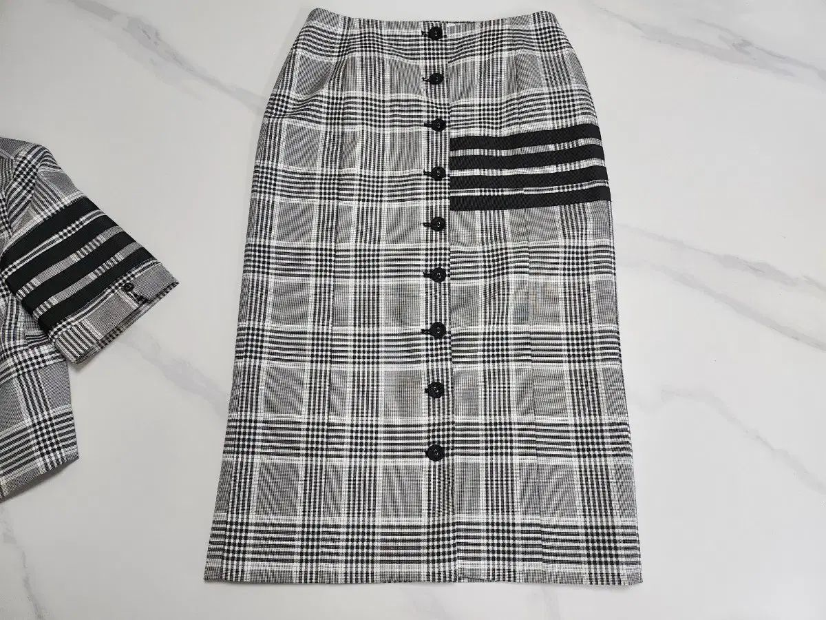 チェック セット スカート ジャケット DP用 55-細身66