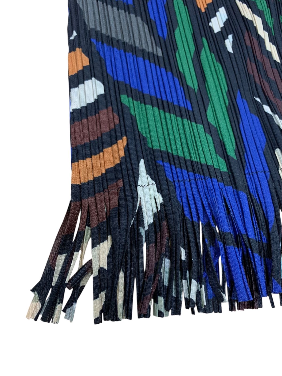 プリーツプリーズイッセイミヤケ PP23-JK656 カットソー 3 マルチカラー 裾フリンジ ITTPRSJSH9DE PLEATS PLEASE ISSEY MIYAKE - プリーツプリーズイッセイミヤケ