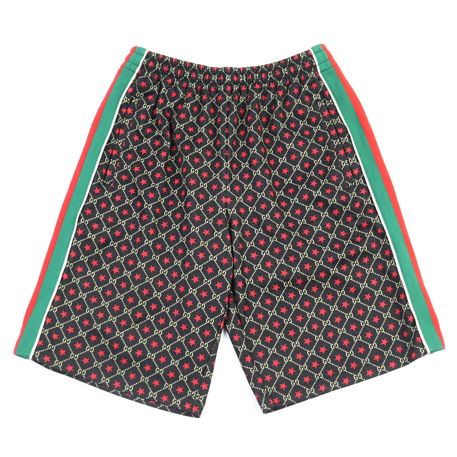 【新品未使用】　GUCCI ショートパンツ 美品○GUCCI グッチ 575736 GGスター シェリーライン ドロー
