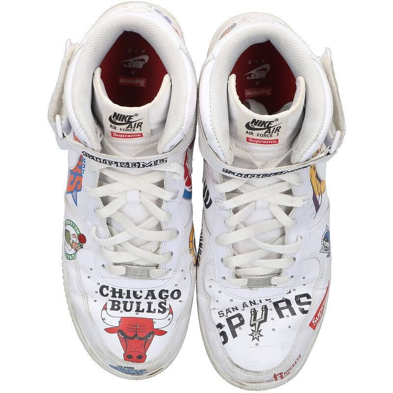 ナイキ ×シュプリーム SUPREME NBA TEAMS AIR FORCE 1 MID AQ8017-100 エアフォース1エヌビーエイースニーカー  メンズ 28cm 【6/17～6/23 特大タイムセール開催！】 - メルカリ