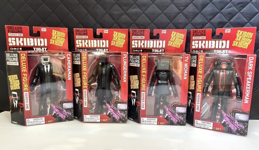 【スキビディトイレ】 デラックスアクションフィギュア フルコンプリートセット スキビディトイレ】 デラックスアクションフィギュア フル