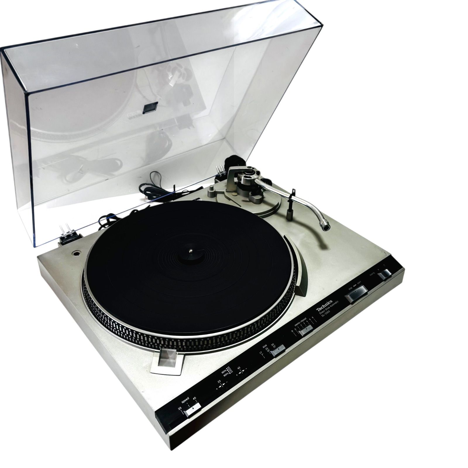 動作 済 TECHNICS レコードプレーヤー SL-3300 テクニクス ターンテーブル