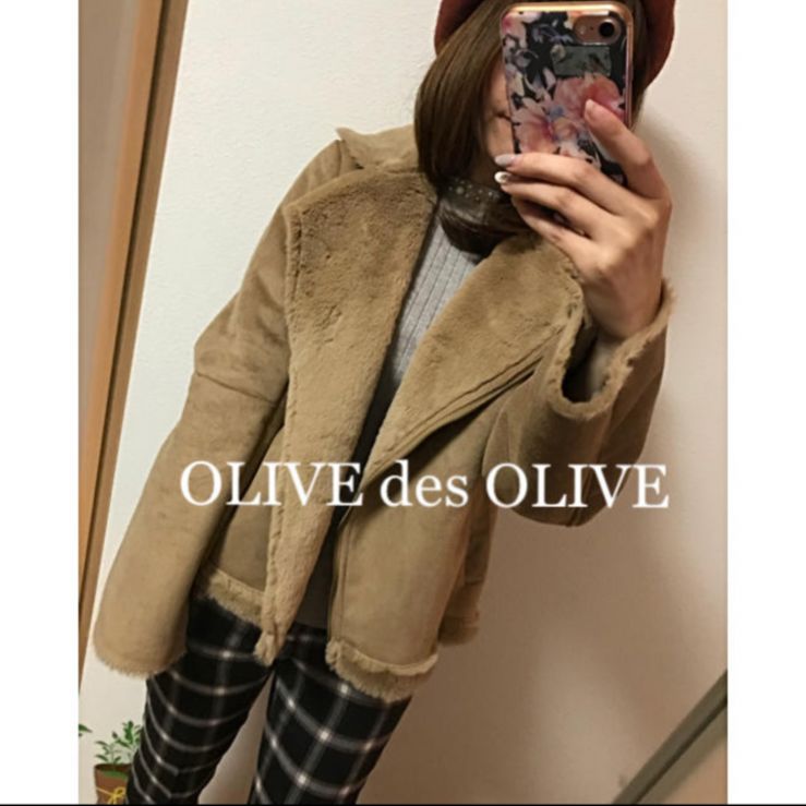 ☆OLIVE des OLIVE☆オリーブデオリーブ フェイクムートンコート