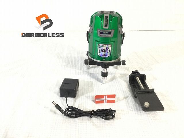 品 LTCテクノ販売 グリーンレーザー墨出し器 LTC-SSGM9X 本体＋ACアダプタ付 グリンレーザー墨出し機 光学測定器106074
