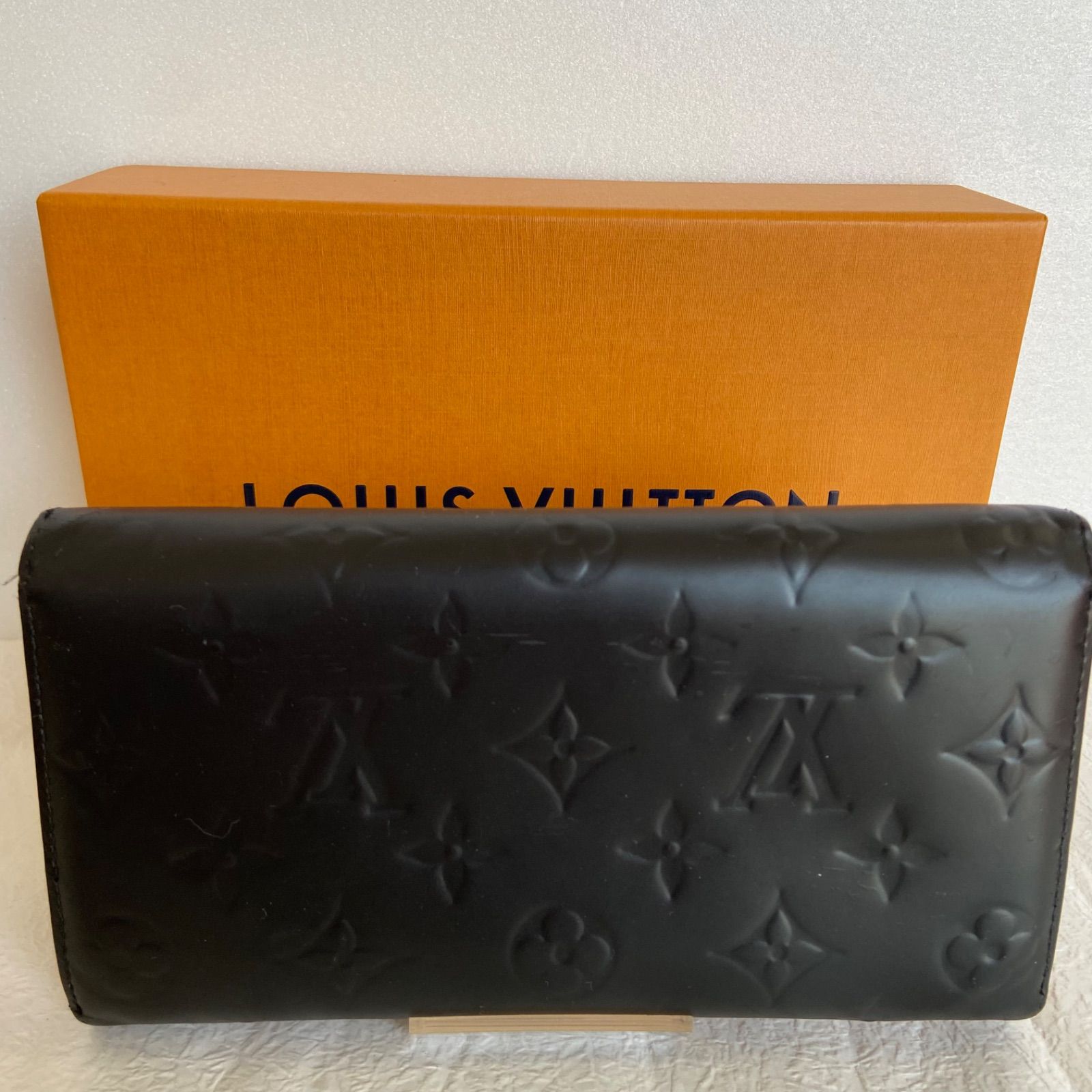 🖤極美品🖤LOUIS VUITTON ポルトフォイユ サラ モノグラム マットカラー ブラック×ブラウン シリアルナンバーあり！ルイヴィトン 3  - メルカリ