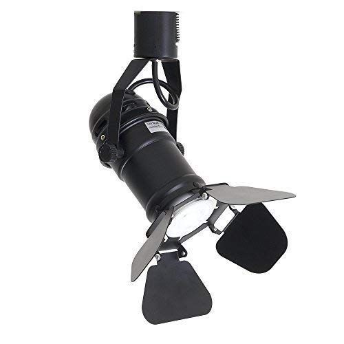 【新着商品】天井照明 食卓用 寝室 人気 廊下 レールライト インテリア LED電球＋器具セット ライティングバー用照明器具 (黒 600lm 6W 昼光色 60W形相当 + E11 E11 LED電球 ダクトレール 黒 昼光色) 