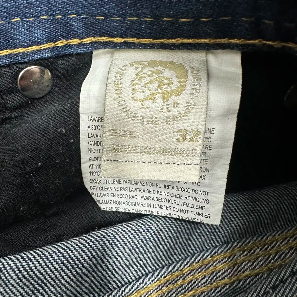 DIESEL デニムパンツ サイズ32 y2k DIESEL ディーゼル デニムパンツ サイズ:W25 L32 ブルー