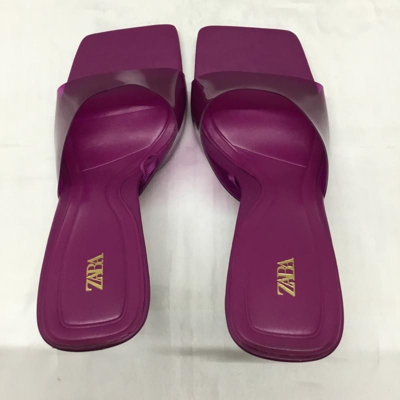 ZARA ザラ ミュール 2328 910 080 ビニールハイヒールサンダル
