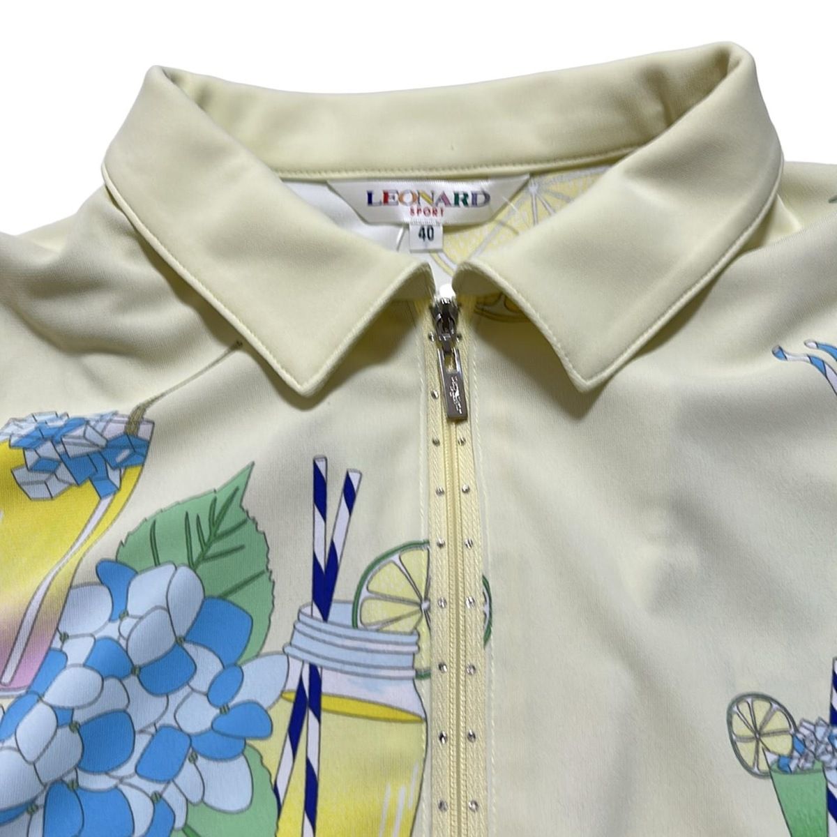 LEONARD SPORT レオナールスポーツ チュニック ネイビー 花柄