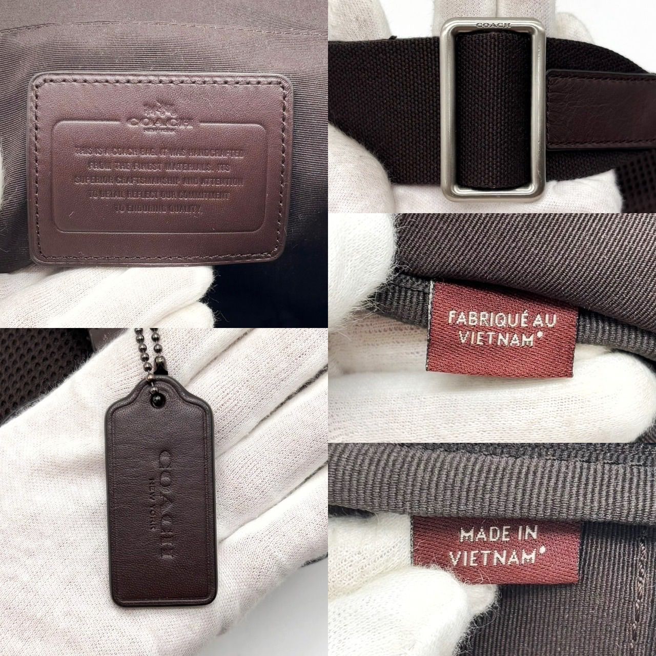 ✨美品✨ COACH コーチ ボディーバッグ ショルダーバッグ ロゴ型押し