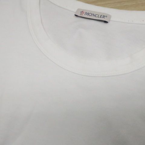 値下げ中！ MONCLER モンクレール パイル生地ロゴ Tシャツ ティー