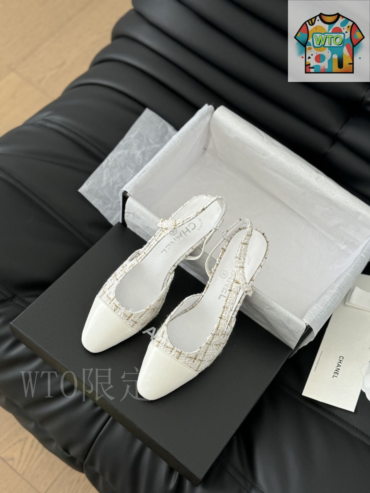 シャネル スリングバック バックレス サンダル14-3 - メルカリ