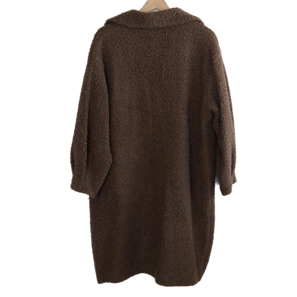 MACKINTOSH LONDON マッキントッシュロンドン コート サイズ38 M レディース - ダークブラウン 長袖 ボア 冬