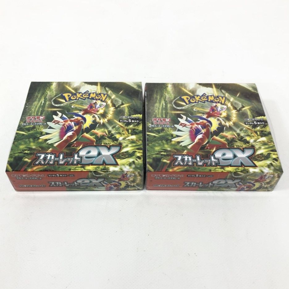 ポケモンカード スカーレットex 未開封BOX 3箱セット シュリンク