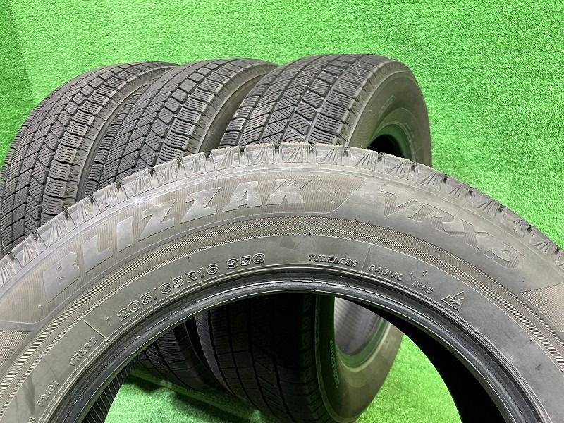 BRIDGESTONE スタッドレス ブリヂストン ブリザックVRX3 205 65R16 4本 1ホン5ミリ 3ホン6ミリ TRITUETUBI_COM