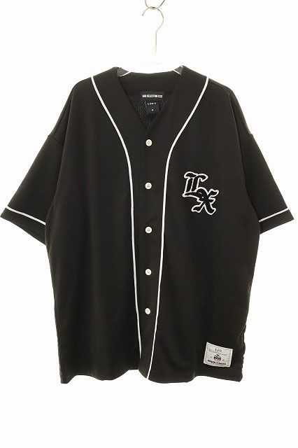 LYFT × XXX LIMITED BASEBALL SHIRT BLACK S M-TS-1262 リフト