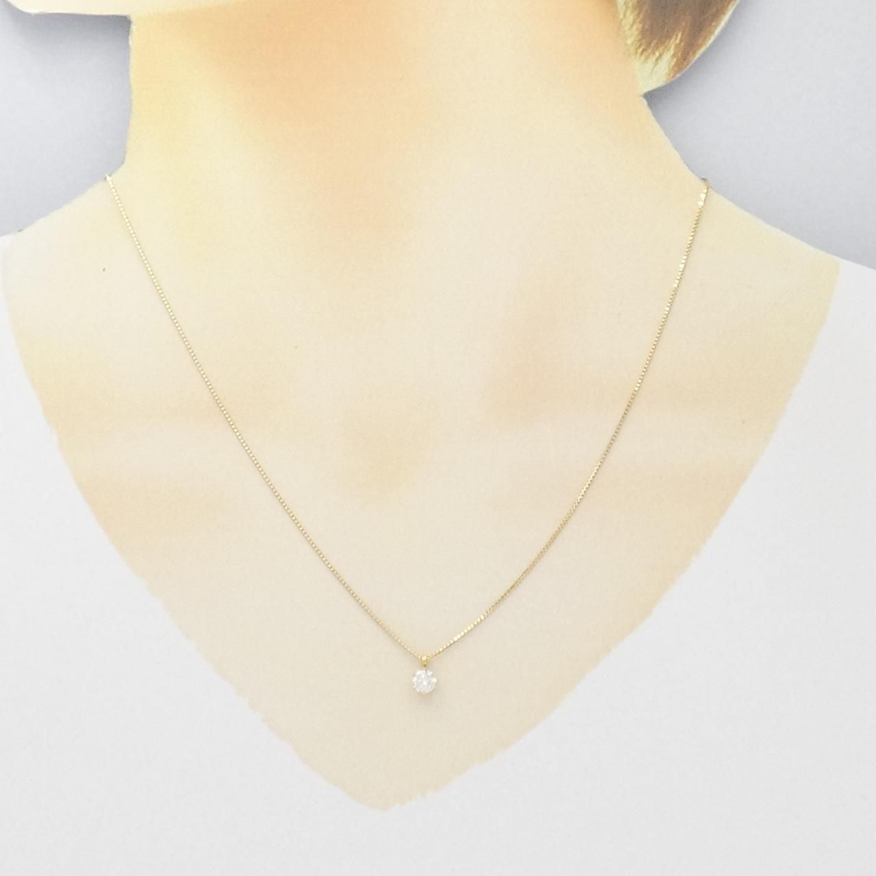 新品】K18YG ダイヤモンド ネックレス 0.347CT G SI2 VG - メルカリ 
