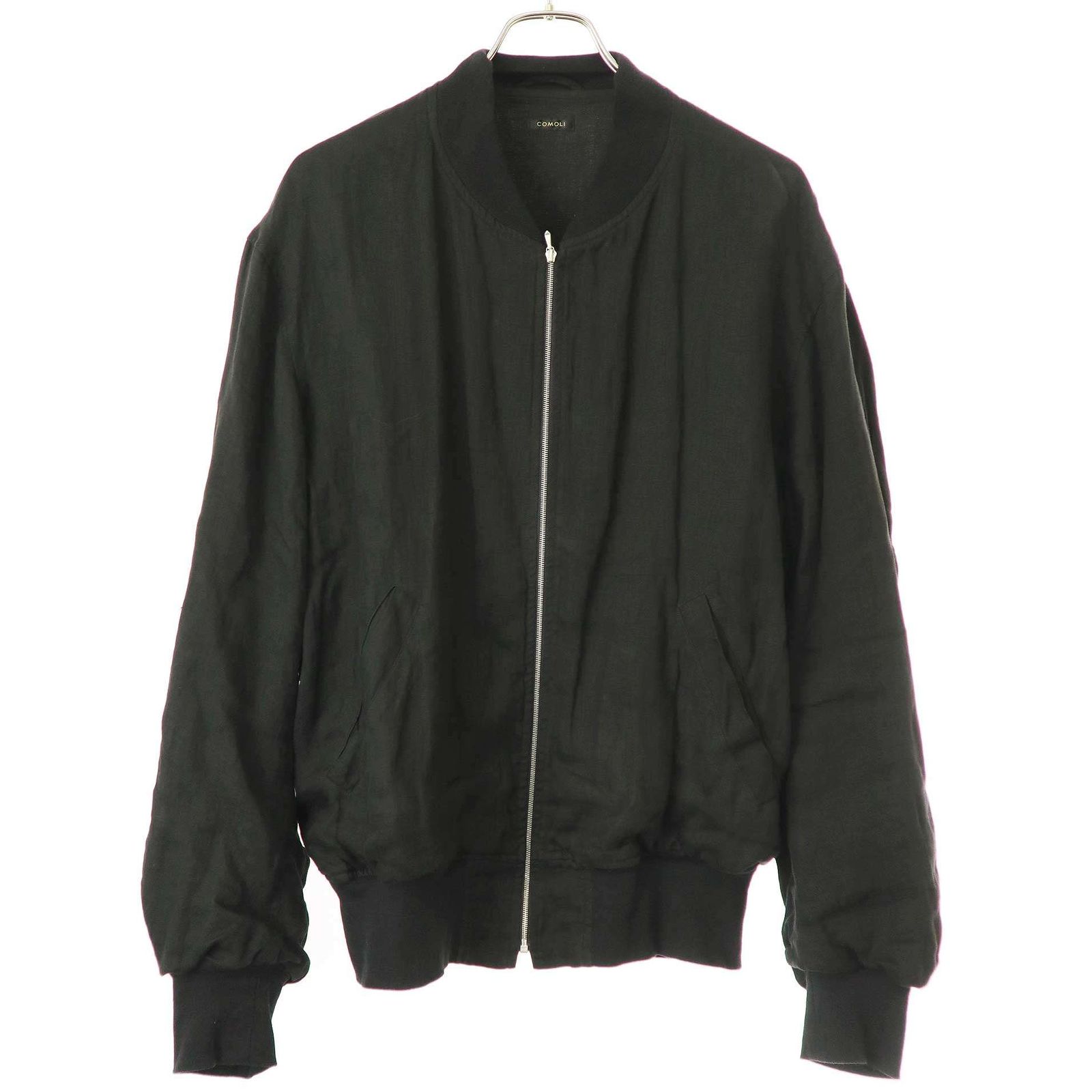 COMOLI コモリ 23SS リネンWクロスジップブルゾン X01-01023