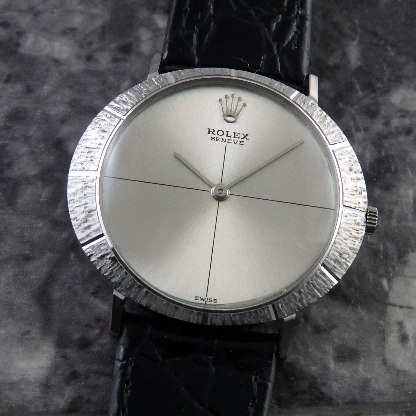 ロレックス チェリーニ Cellini 3606 希少 Crosshair アンティーク