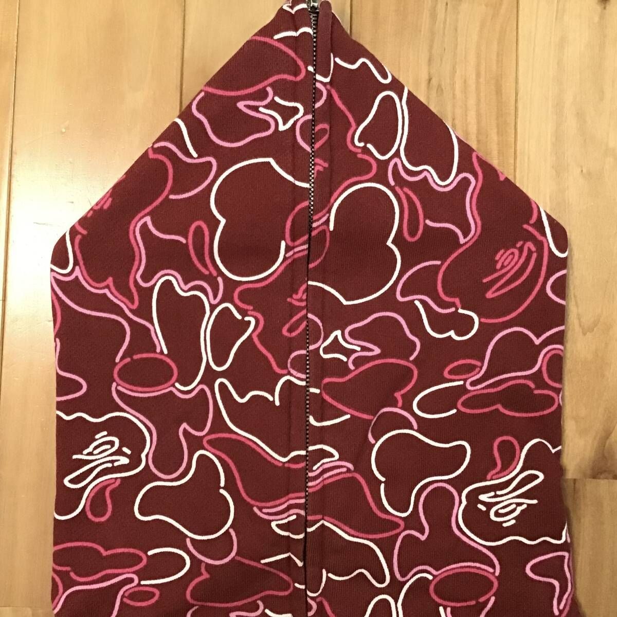 ☆初期☆ Neon camo フルジップ パーカー Mサイズ a bathing ape