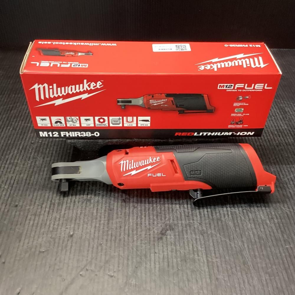 ♥品 Milwaukee|ミルウォーキー M12FHIR38-0 ハイスピードラチェットレンチ 3|8インチ9.5mm 203