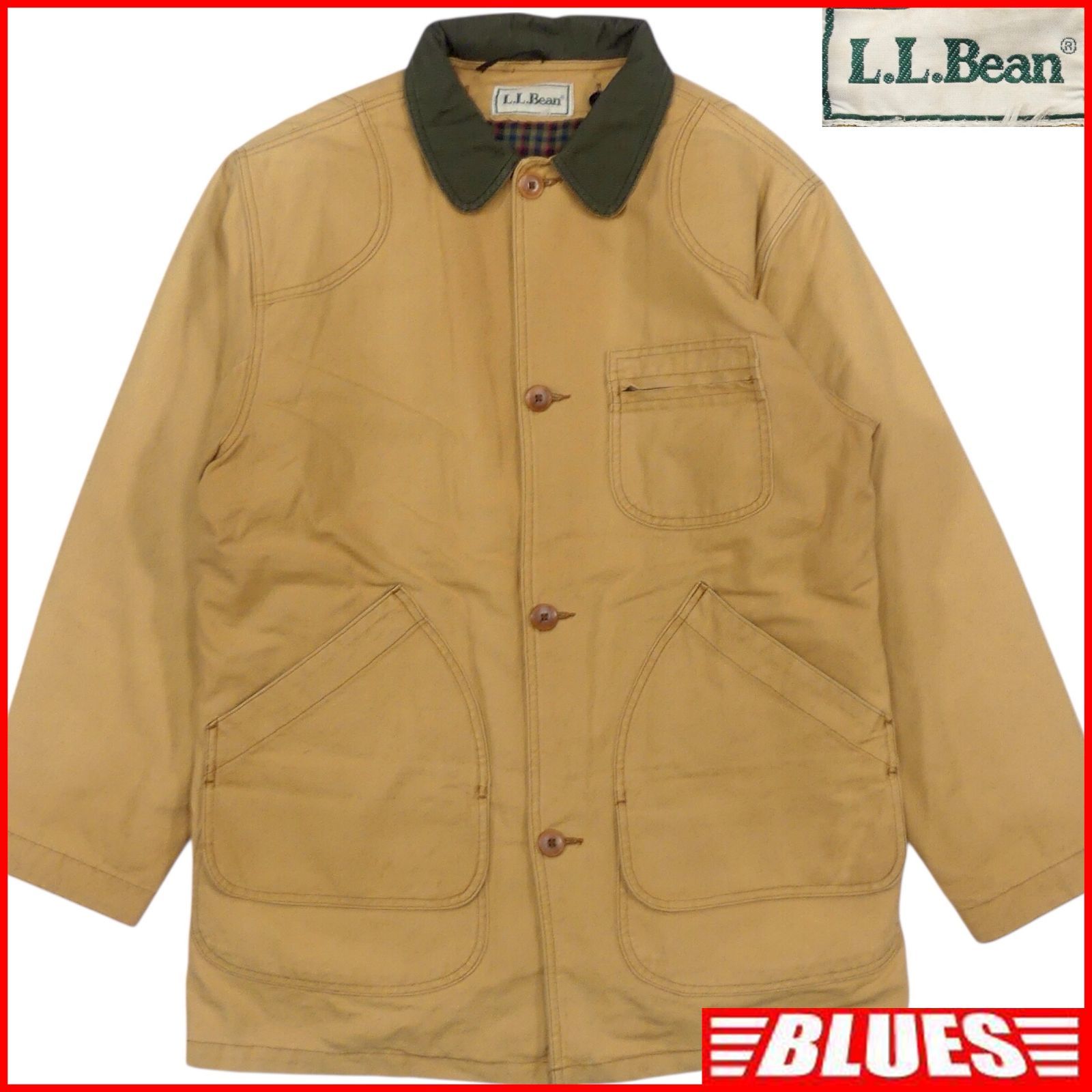 L.L.Bean エルエルビーン ハンティングジャケット L チェックライナー 