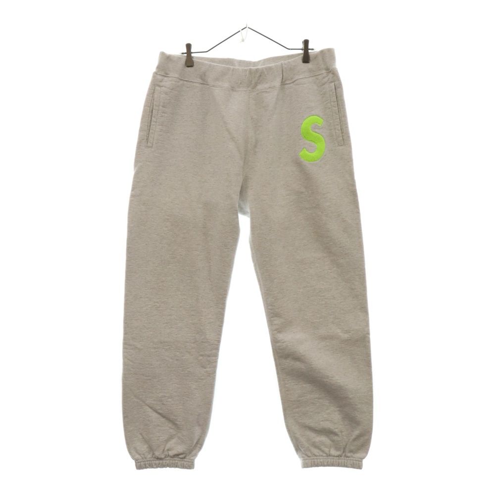 Supreme グレー スウェットパンツ Sロゴ Supreme グレー スウェットパンツ Sロゴ シュプリーム S グレー ポーラ