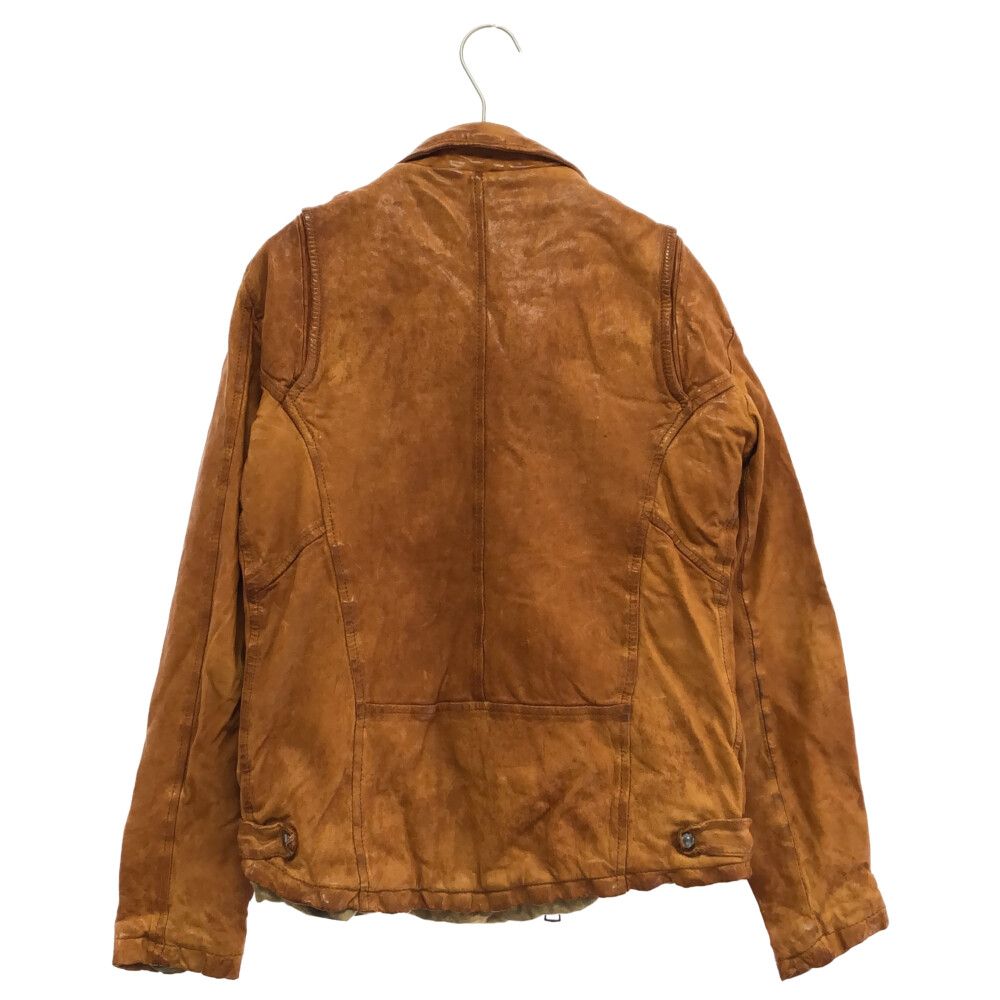 Kolor suède leather jacket カラー　ダブル　ライダースkolor