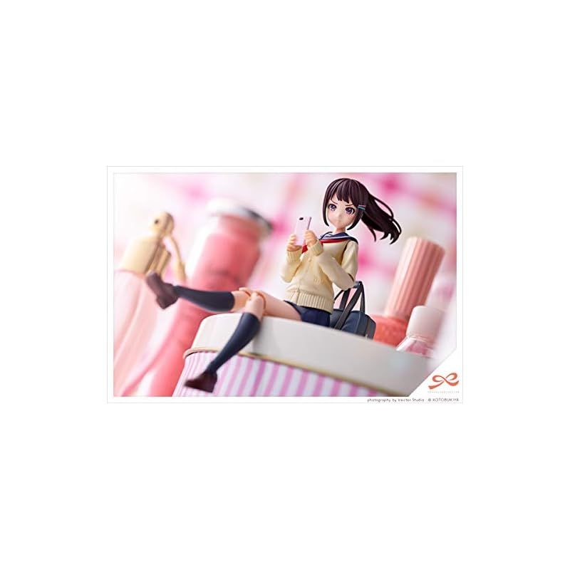 壽屋 創彩少女庭園 結城 まどか【桃桜高校・冬服】 全高約150mm