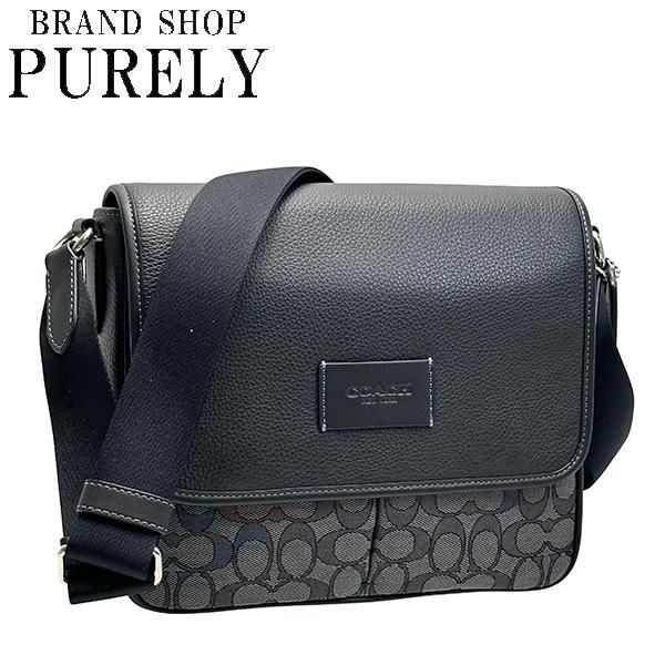COACH スプリント マップ バッグ 25 シグネチャー ジャカード