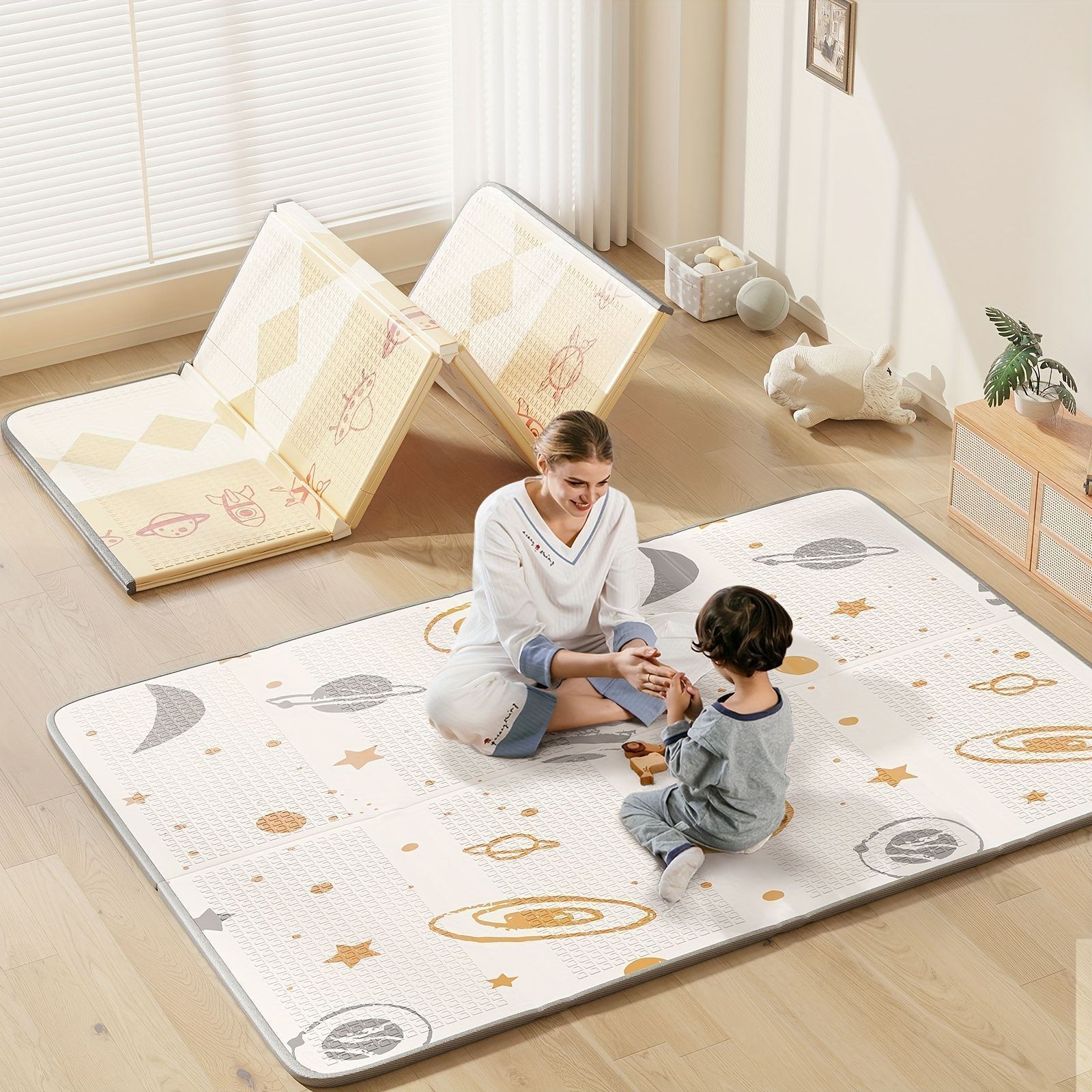 ジョイントマット プレイマット 割引 リバーシブルプレイマット 多用途