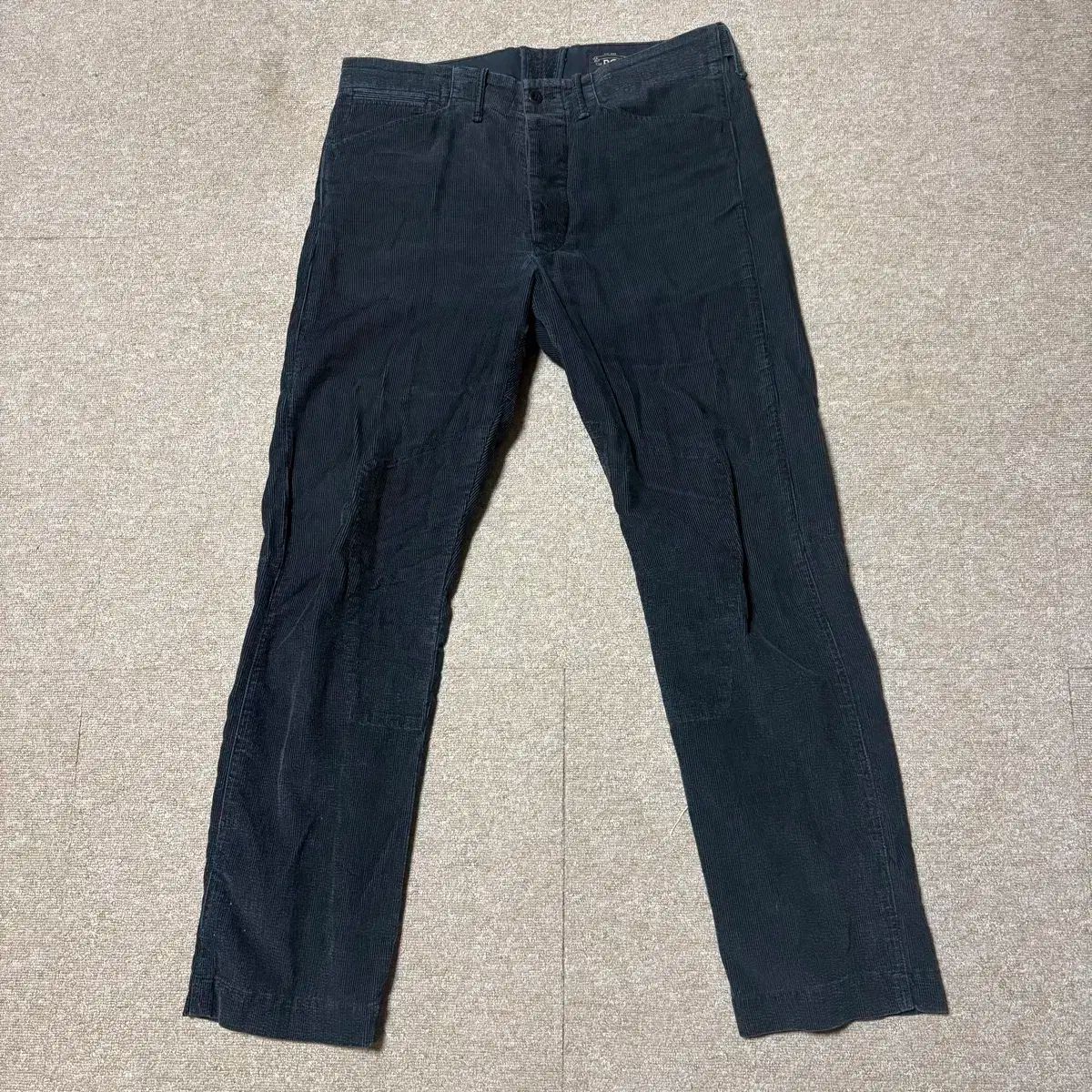rrl コーデュロイ パンツ 黒 34x32