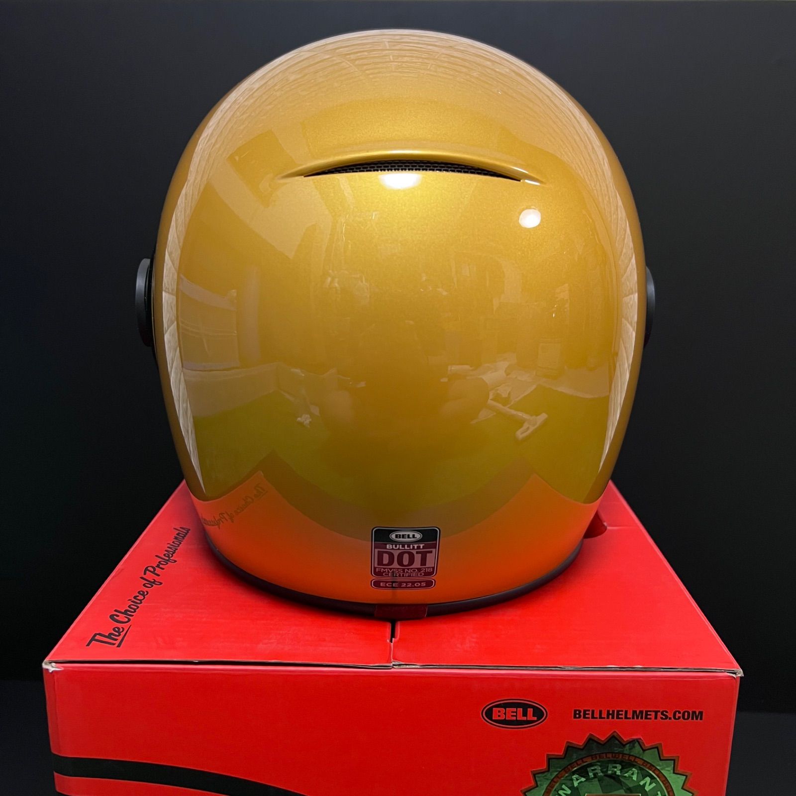 激レア BELL BULLITT BOLT GLOSS YELLOW Mサイズ 未使用品 ベル