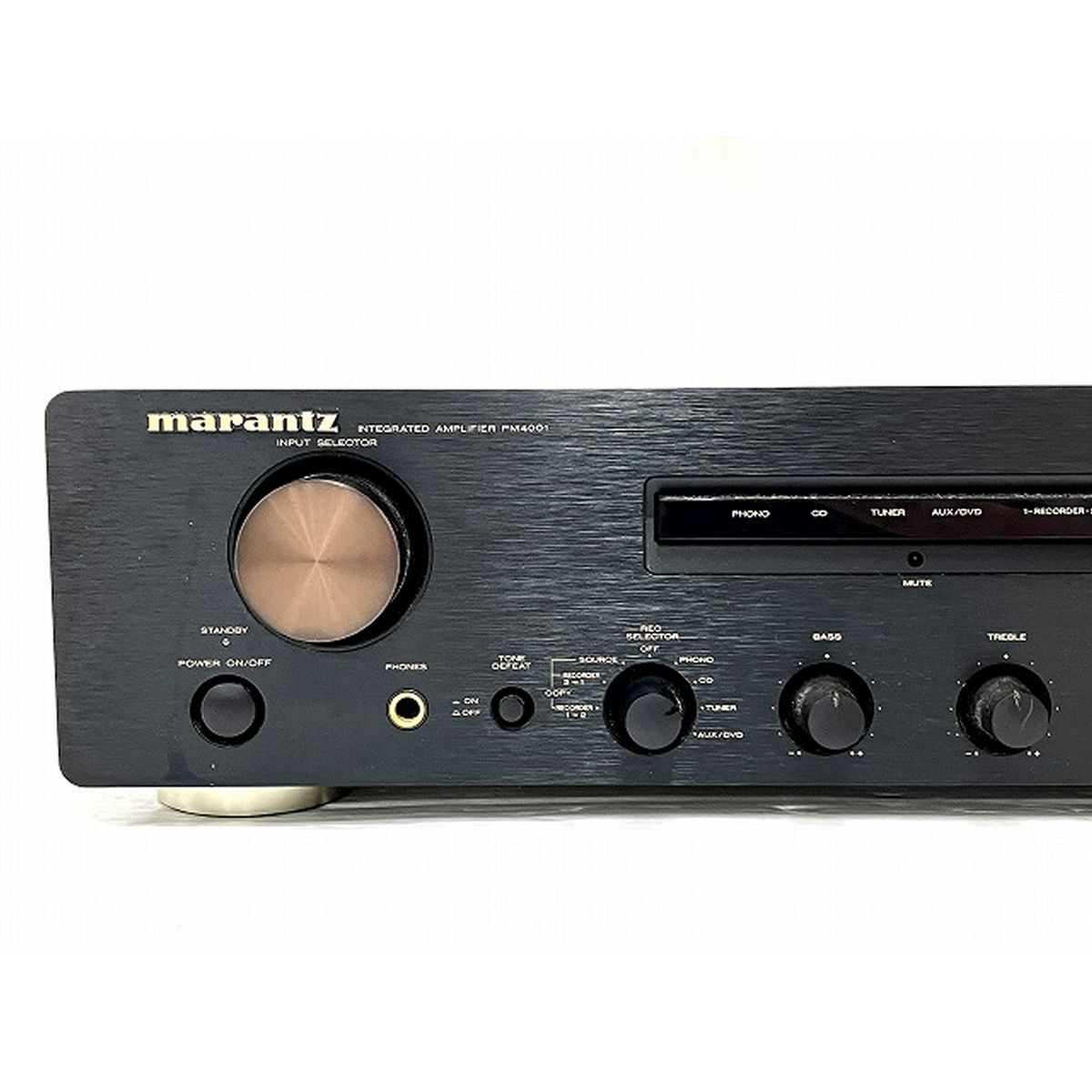 marantz PM4001 プリメインアンプ プリアンプ パワーアンプ トーンコントロール フォノイコライザー内蔵 中古 良好 O9106908 -  メルカリ